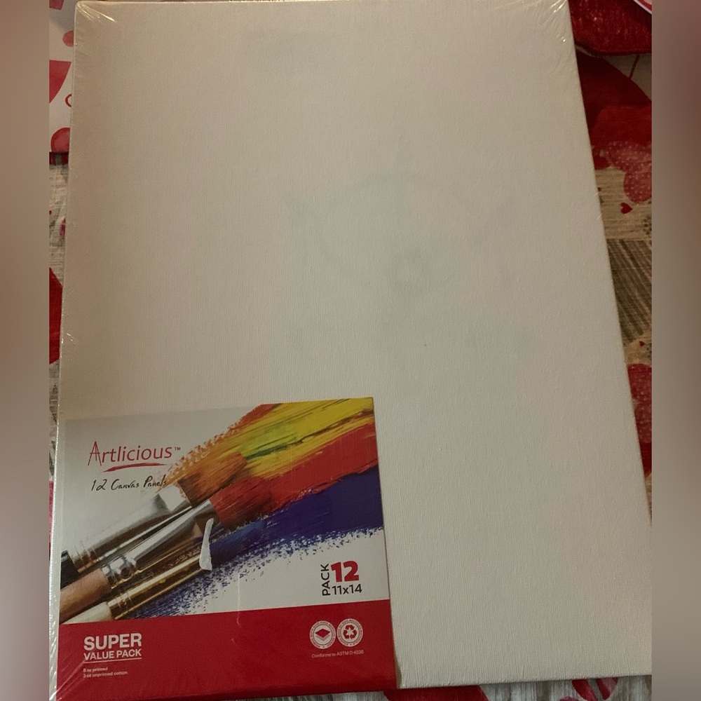 Artlicious 12-Pack Canvas Panels. New in package.
